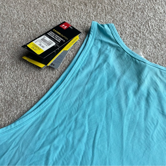 Under Armour | CoolSwitch Run Tank | BLUE - MEDIUM - Picture 8 of 8